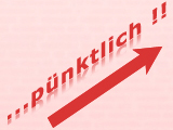 ...pünktlich